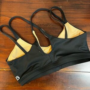 BuffBunny Black Sports Bralette Medium